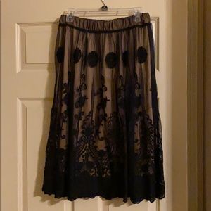 Black Lace Skirt